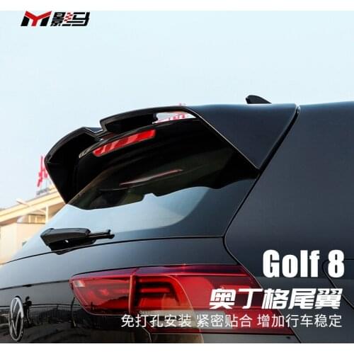 For Volkswagen GOLF 8 MK8 spoiler 2020 2021 GOLF 8 spoiler quality ABS material rear wing color rear