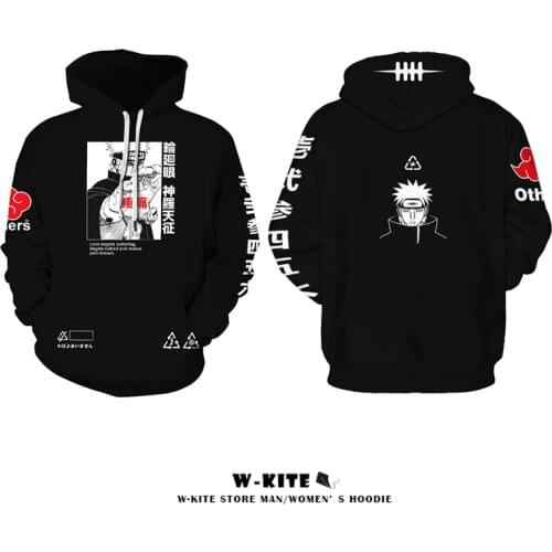 Nagato Hoodies Akatsuki Anime Sweatshirts Itachi Streetwear Kai Sasuke Graphic Unisex Hoody Women Men Harajuku Hoodie