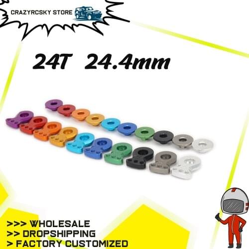 1PC Aluminum Alloy Buffer Servo Arm 24T 24.4m Long For Rc Hobby Model Car Crawler Upgrade Parts Especially For Crawler Or Truck