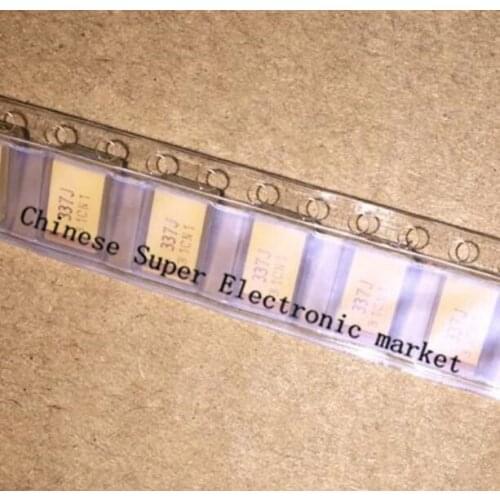 10PCS 7343-D 6.3V 330UF D case SMD tantalum capacitor