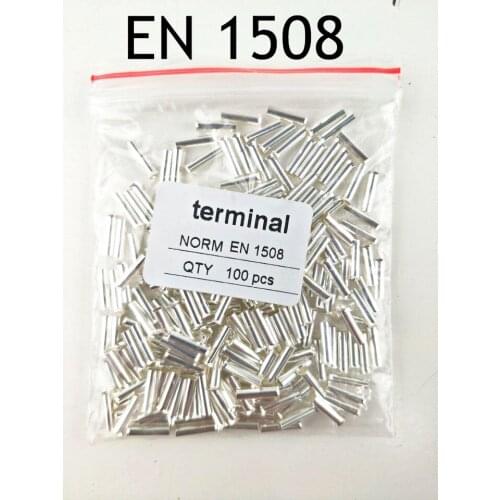 100PCS 16AWG Bootlace cooper Ferrules kit set Wire Copper Crimp Connector Insulated Cord Pin End Terminal EN1508