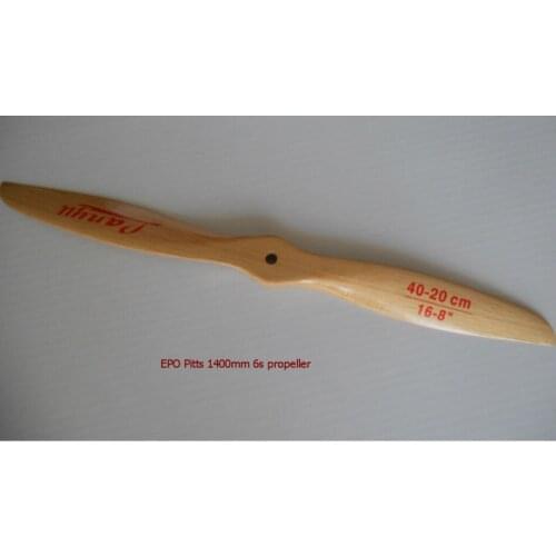 16*8 2-Blade Wood Propeller for EPO Pitts 1400mm 6s Version