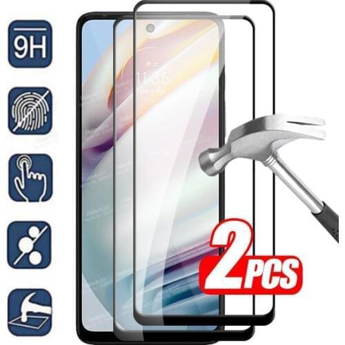 2pcs 10D Full Cover Tempered Glass For Motorola Moto G60 G40 G100 Edge S G9 Power G stylus 2021 Screen Protector Protective Film