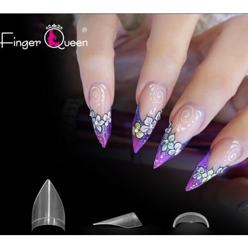 500pcs Acrylic False Nail Tips Ballerina Coffin Nails Tips Tips Coffin Fake Nails UV Gel Manicure Nails Art Decoration FQ-29