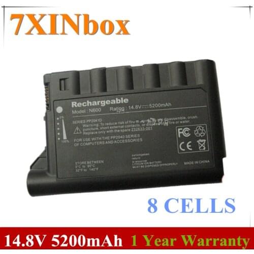 7XINbox 14.8V 5200mAh 8 CELLS Battery For HP Compaq N600 Evo N600 N610 N620 N600c N610c N610v N620c PP2041D PP2041H 250848-B25