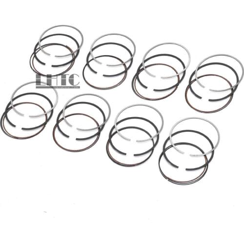 8pcs Piston Rings Set Φ96mm For Porsche Panamera Cayenne Turbo S 4S GTS 955 957 9PA 970 92A 4.8L V8 Naturally aspirated / Turbo