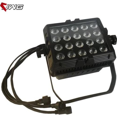 Free Shipping Waterproof 20x18w +Violet 6IN1 Wide Black Light Building Back Ground Led Wall Washer Lighting Outdoor Use
