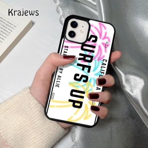 Krajews California coque Phone Case for iPhone 12 mini 5 6S 7 8 PLUS X XS XR 11 PRO MAX SE 2020 Back Cover Funda Shell