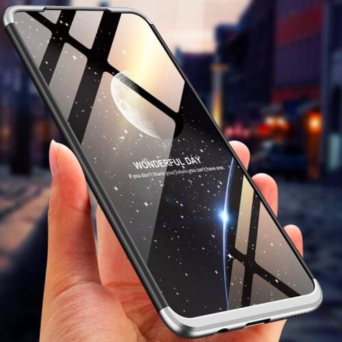 For Samsung A70 2019 360 Case 360 Protection Full Body Cover Hard Phone Case for Samsung Galaxy A70 Matte Cover with Glass Film
