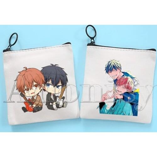 Given Anime Hand-painted Wallet Blank Canvas Pure White Cloth Bag Customized Hand-painted Small Coin Bag