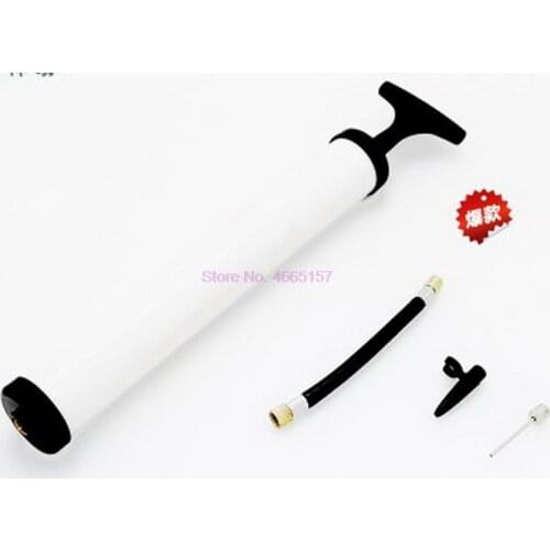 By dhl or fedex 100pcs Pump soccer ball inflator hand push Air Portable Soccer Pump for basketball Football soccer balls Party