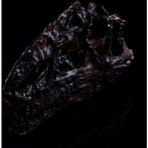 Dinosaur Monolophosaurus Skull Resin Fossil Model Collectibles Home Bar Decoration