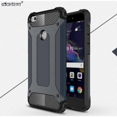 Huawei P9 P8 Lite 2017 Hybrid Shockproof Armor Fitted Case Honor 8 Lite Bumper Cover PRA-TL10 PRA-LX1 PRA-LA1 PRA-LX2 Back Funda