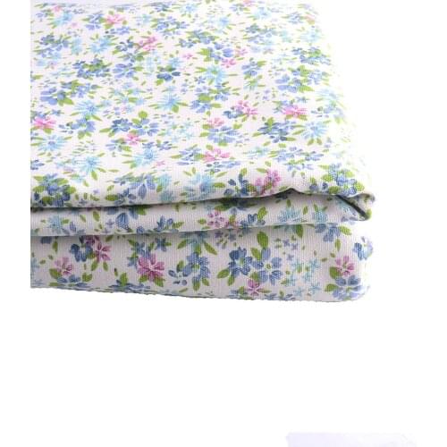 Printing Cotton Fabric Small floral Pastoral Sewing Material for Doll Patchwork Christmas Decoration Needlework Handmade DIY