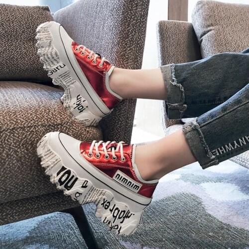 Chunky Sneakers Women 2020 Fashion Platform Shoes Basket Femme Vulcanize Shoes Womens Casual Krassovki Female Trainers Dad Shoes