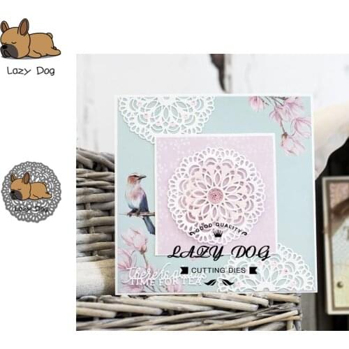 Wreath Table Mat Metal Cutting Dies Scrapbooking Stencil DIY Decorative Craft Embossing Die Cuts Card Making New Dies For 2019