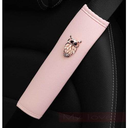 Fashion 13 Styles Car Safety Belt Cover Protector Soft Lovely Cute Seat Adjuster Protection Shoulder Pad Auto Protector Case