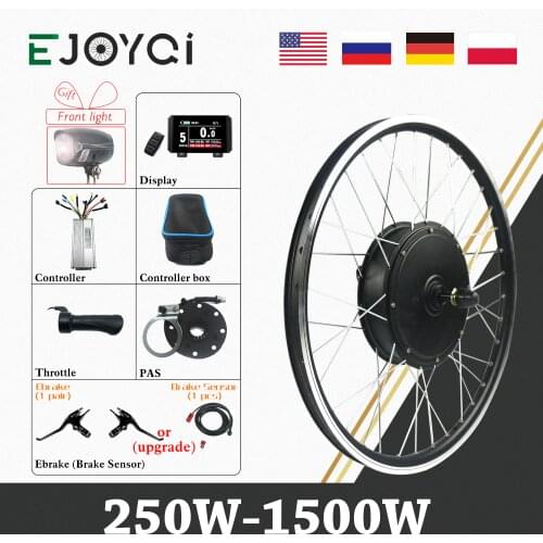 EBike Conversion Kit 48V 1500W 1000W 36V 250W KT LED Hub Motor Wheel Electric Bicycle Bike e-bike kit bicicleta electrica