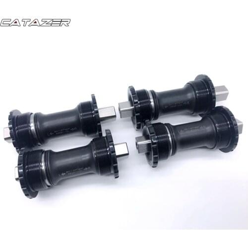 Bicycle Bottom Bracket 103 107 110 113 119mm for Brompton Folding Bike Ultralight Titanium Square Ti Bottom Bracket