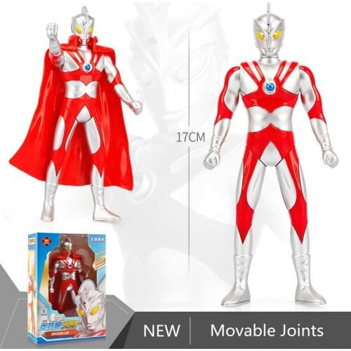 Newest Genuine Authorized 17cm Tyro Ultraman Super Man Action Figure Toy Zofi Jack Saiwen First Generation Doll Model Gift