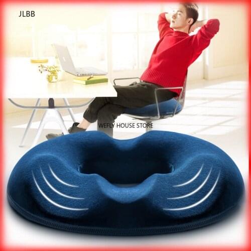 Memory Foam Seat Cushion Coccyx Orthopedic Massage Hemorrhoids Chair Cushion Office Car Pain Relief Wheelchair Support Pillows