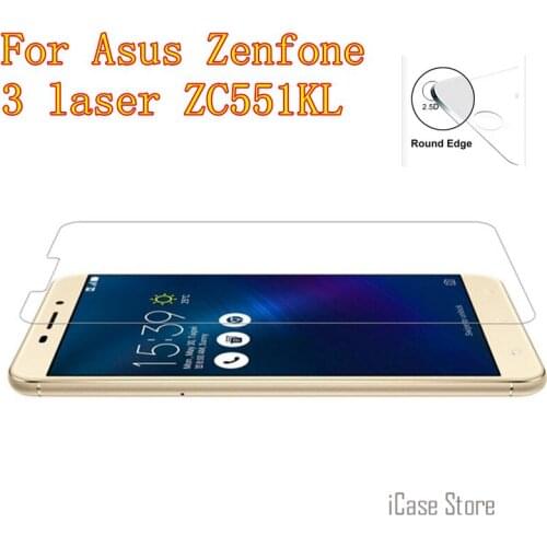 Tempered Glass Film FOR Asus Zenfone 3 Laser ZC551KL zc5 51kl zc 551kl 551kl ZC551 551 Screen Protector pelicula Cover Case