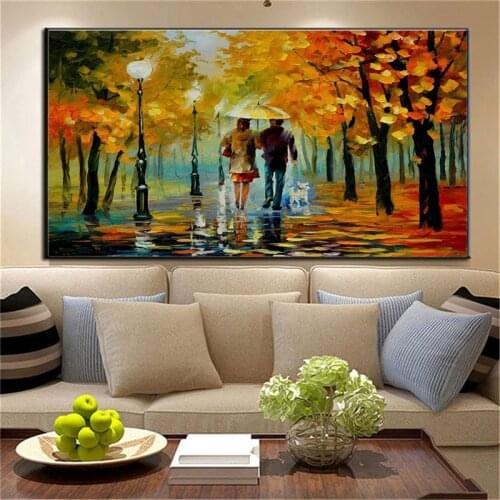 100% Hand-Painted Oil Painting Wall Art Painting Abstract Knife Large Size Oil Painting On Canvas Living Room Home Decoration