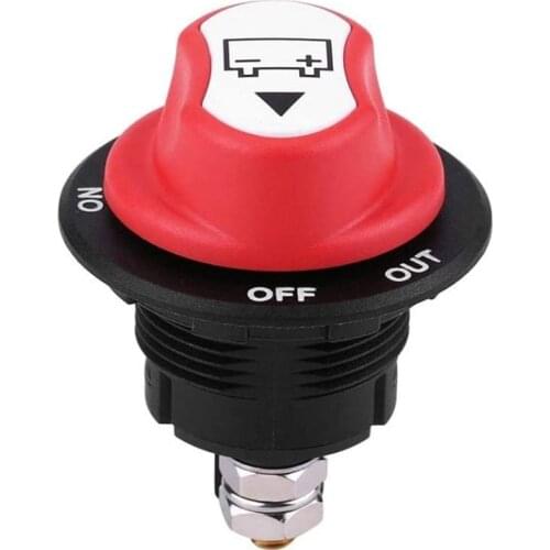 Car Battery Isolator Selector Switch, Power Switch Battery Master Cut Off for Cars Marine/Boat Off Road Vehicle Trucks
