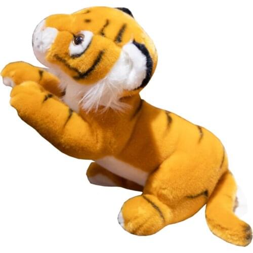 1 pcs 30-50cm Kawaii Cute White Yellow tigers Plush Toys Simulation Tigers Soft Stuffed Dolls Forest animalsPillow Plush Kid Toy