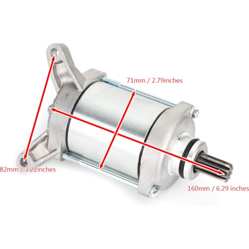 Artudatech Starter Motor for Yamaha YFM450FWA Grizzly YFM450FWAD Kodiak EPS 2011-2016 1CT-81890-00 Motorcycle Parts