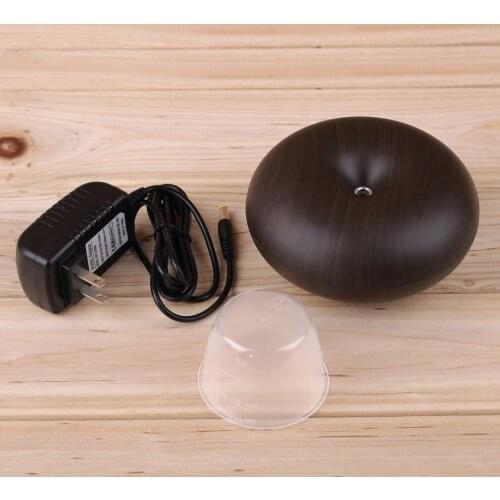 Light/Dark Woodgrain Ultrasonic Ion Humidifier Aroma Air Aromatherapy Essential Oil Diffuser Ultrasonic Purifier Mist Maker