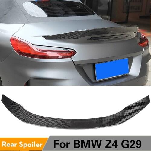 Carbon Fiber Rear Trunk Spoiler for BMW Z4 G29 Convertible 2019 - 2021 Carbon Fiber Rear Trunk Spoiler Boot Lip Wing Lid