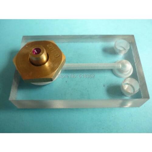 0.192mm Water Jet Panel w/ Ruby Wire Guide, Water Spray Cooling Plate for Wire Cutt EDM Medium Speed Machine Wearing Parts