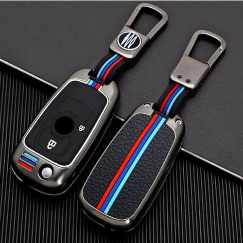 1x Zinc Alloy Car Key Case For Opel Vauxhall Astra K Corsa E For Buick VERANO ENCORE GX GL6 2019 2020 2018 Flip Key Protection