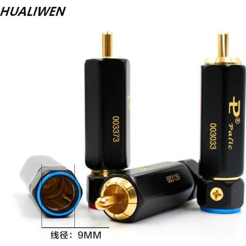 RCA soldering male plug lotus head AV video head coaxial audio cable audio line terminal