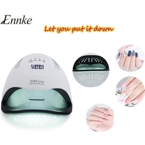 2020 New Models SUN X7 MAX 57 Lamp Beads 114 W LED Lights Four-Gear Quick Drying Nail Salon Without Hurting Hands