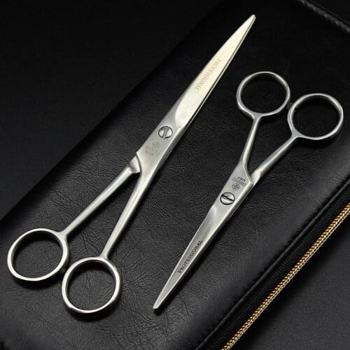 5.0" 6" Barber Hair Cutting Scissors haircut barbers tool Professional Salon Hair Shears Hairdressing Styling Tools