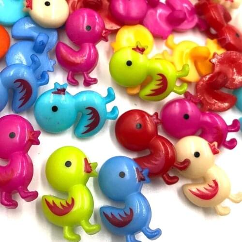50pcs Mix Duck DIY Kids appliques/craft/sewing buttons PT145