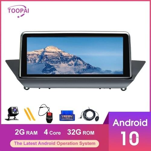 Toopai Android 10 For BMW X1 E84 CIC 2009-2015 System GPS Navigation Car Audio Radio Multimedia Player Radio New