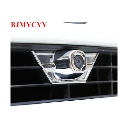 BJMYCYY 1PCS Before the car camera ABS decorative box For Toyota RAV4 2016-2018 Accessories Parts