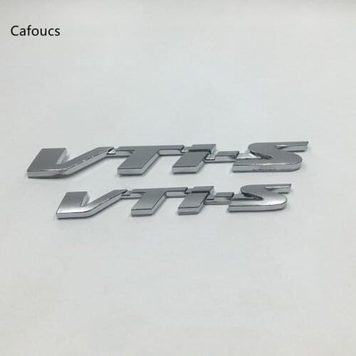 Cafoucs For Honda CR-V VTi-S VTIS Emblem Badges Rear Tail Logo Stickers