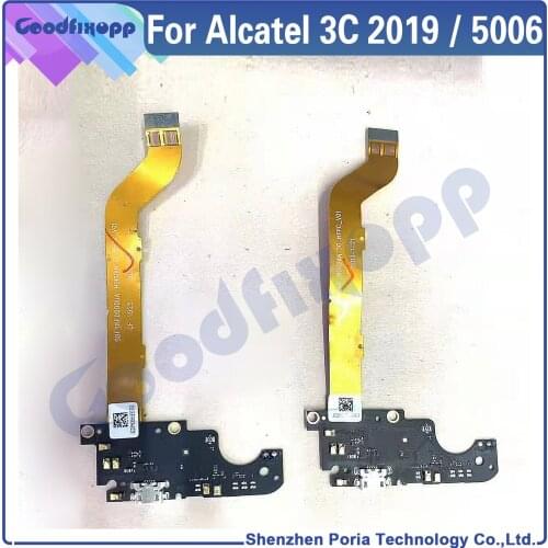 For Alcatel 3C (2019) / 5006 / 3C 2019 USB Charger Charging Port Dock Connector Flex Cable Replacement Parts