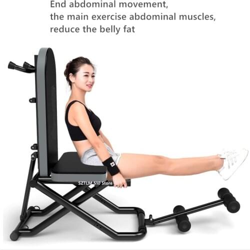 B116 Home Dumbbell Stool Crunch Bench Abdominal Sit Up Supine Board Multifunctional Handstand Stool