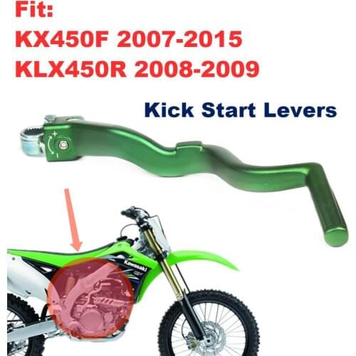Forged Kick Start Starter Lever Pedal For Kawasaki KX 450F KX450F 2007-2015 Dirt Bike MX Motorcross Off Road Motorcycle