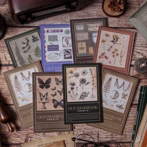 Moking Vintage Retro Collection Manual Diary Memo Sticker Journal Scrapbooking Decoration Label Retail