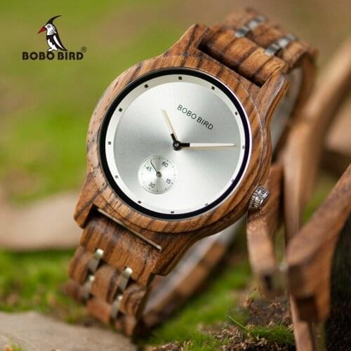 BOBO BIRD Wood Watch Relogio Feminino Luxury Wood Metal Strap Quartz Wristwatches New Design Timepieces C-Q18