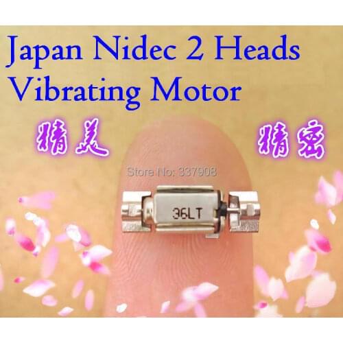 [New Arrival] 100pcs Japan Nidec 1.5-3V 4.4*6 MM Micro Vibration Motor With Double Vibrating Heads / Double Eccentric Heads