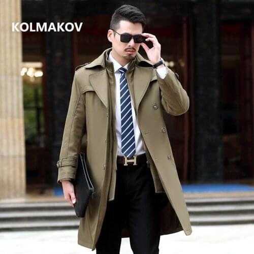 2020 new arrival winter&autumn Business Casual coat men high quality trench coat men,mens long jackets,plus-size S-XXXL