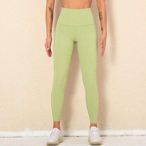 2021 Wholesale Ladies Fitness Athletic Workout Clothes High Waist Gym Leggings Women Yoga Active Wear