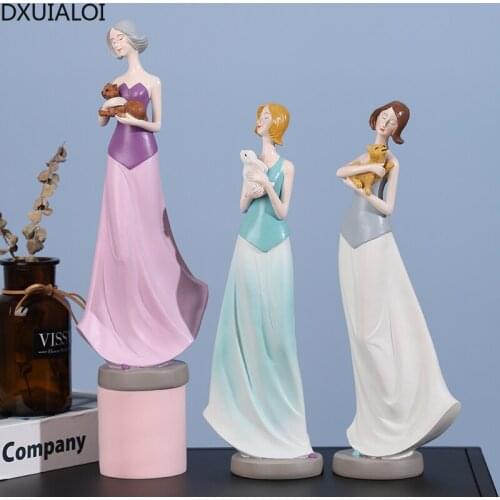 Nordic light luxury style girl heart decoration wedding gift creative living room wine cabinet home decor accessories modern